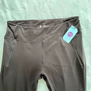 JOY Women's Black High-Waist Leggings 1X Activewear Yoga Gym​